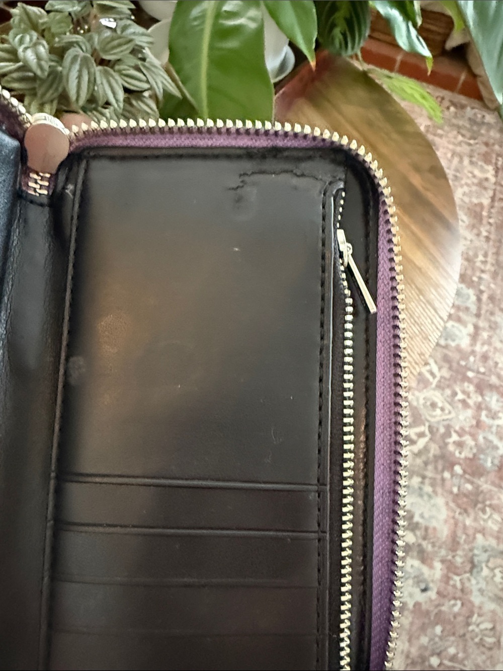 ** COACH ** Rare Floral Print Crossbody Wallet Set, Colorblock - Picture 9 of 16